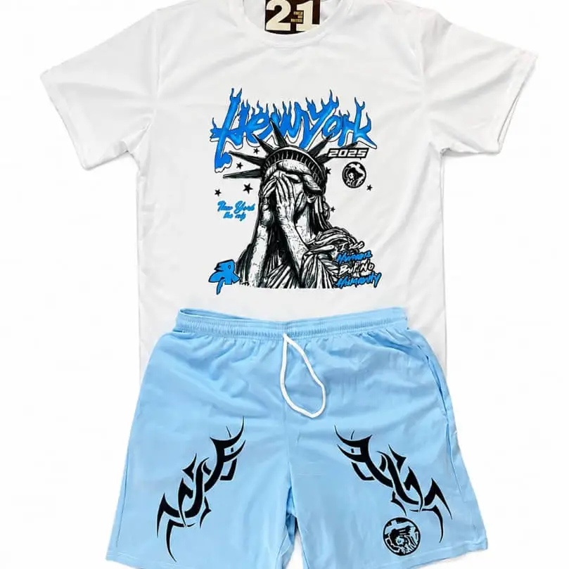 Conjunto de Short/Pullover Hombre New York's photo #1