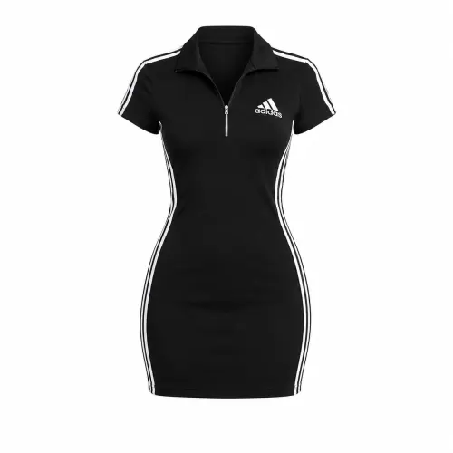 Vestido de mujer negro Adidas con gorro's photo #1