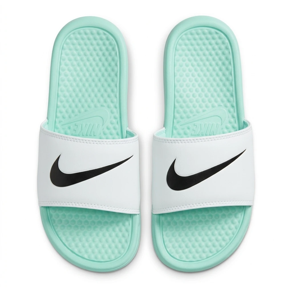 Chancletas Nike Verdes con Blanco #40's foto | 21 Boutique |  BizneCubano