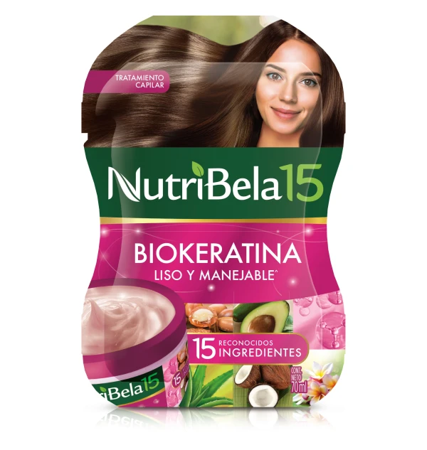 Nutribella Biokeratina Tratamiento Capilar Rosado 70 ml's foto | 21 Boutique |  BizneCubano