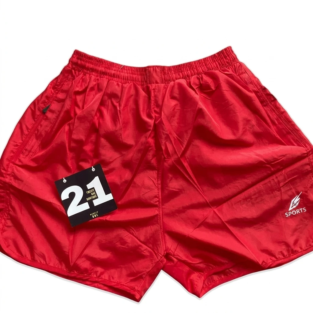 Short de Nylon Rojo talla L's foto | 21 Boutique |  BizneCubano