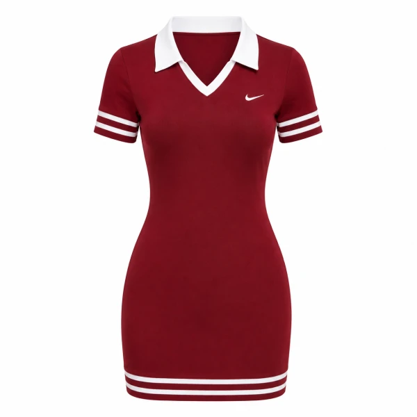 Vestido de mujer rojo vino Nike's foto | 21 Boutique |  BizneCubano