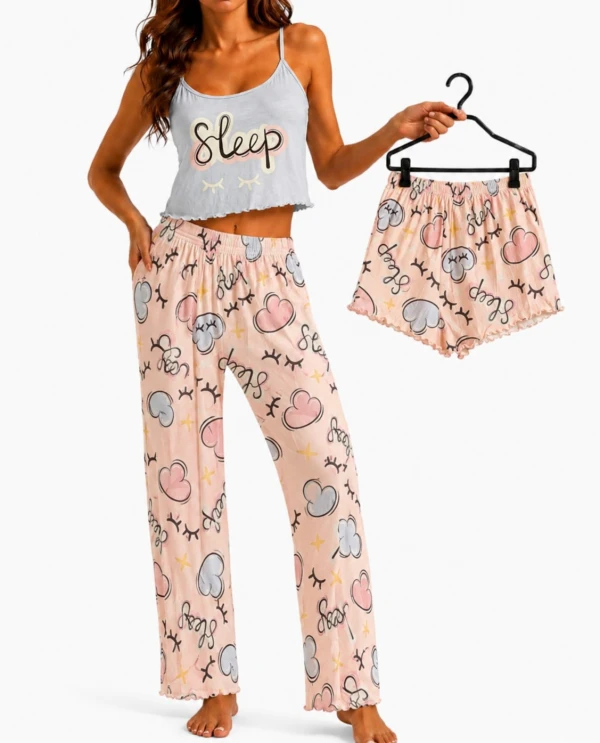 Pijamas de 3 piezas Sleep/Unitalla's foto | 21 Boutique |  BizneCubano