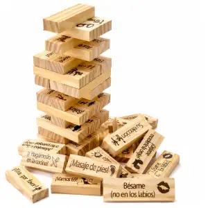 Jenga para parejas miniatura 1