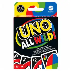 Cartas UNO All Wild Negra miniatura 1