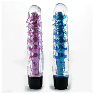 Vibrador de Silicona texturizada morado miniatura 1