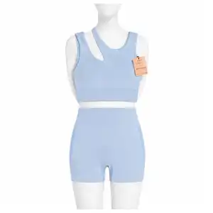 Conjunto deportivo Mujer Azul miniatura 2