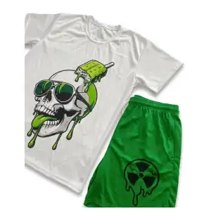 Conjunto de Short/Pullover Hombre Carabela Verde miniatura 2