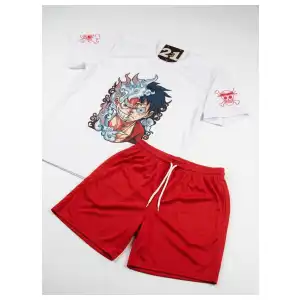 Conjunto de Short/Pullover Hombre Luffy miniatura 2