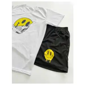 Conjunto de Short/Pullover Hombre Emoji miniatura 2