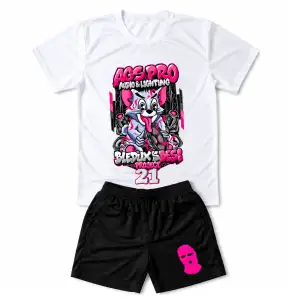 Conjunto de Short/Pullover Hombre Gato DJ miniatura 1