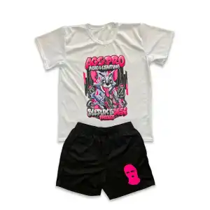 Conjunto de Short/Pullover Hombre Gato DJ miniatura 2