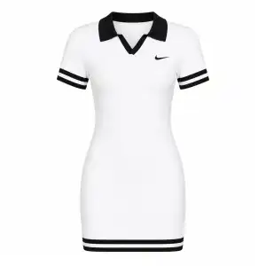 Vestido de mujer blanco Nike miniatura 2